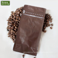 Bolsas de café mate con valor, bolsas de café con cierre de plástico con cremallera, bolsas de café negros mylar